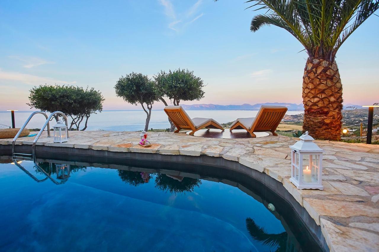 Villa Brezza Marina - Scopello-Villas المظهر الخارجي الصورة