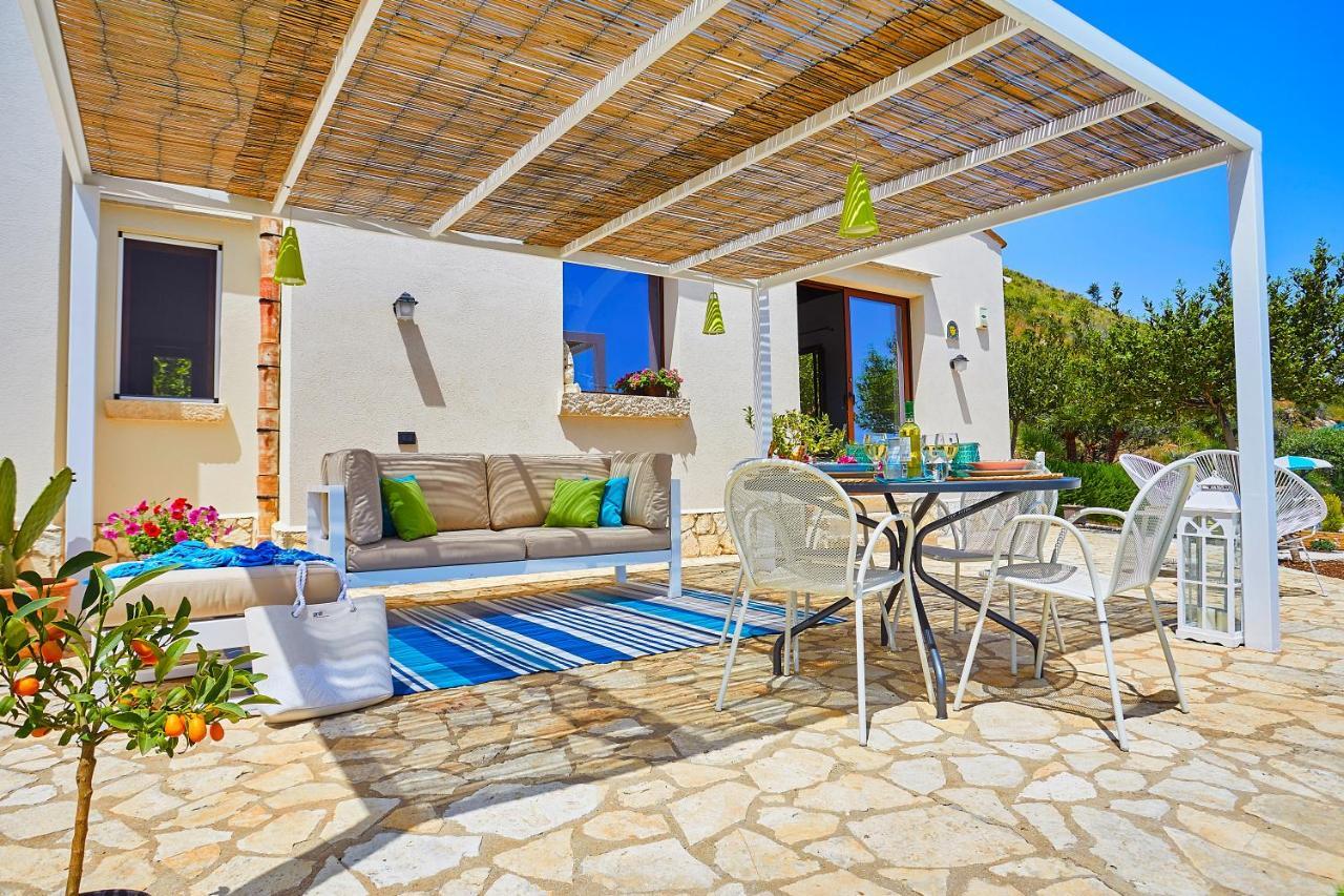 Villa Brezza Marina - Scopello-Villas المظهر الخارجي الصورة