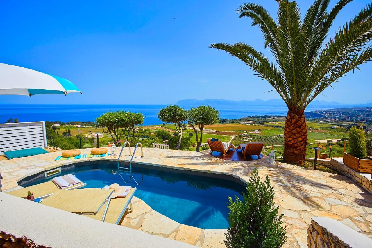 Villa Brezza Marina - Scopello-Villas المظهر الخارجي الصورة