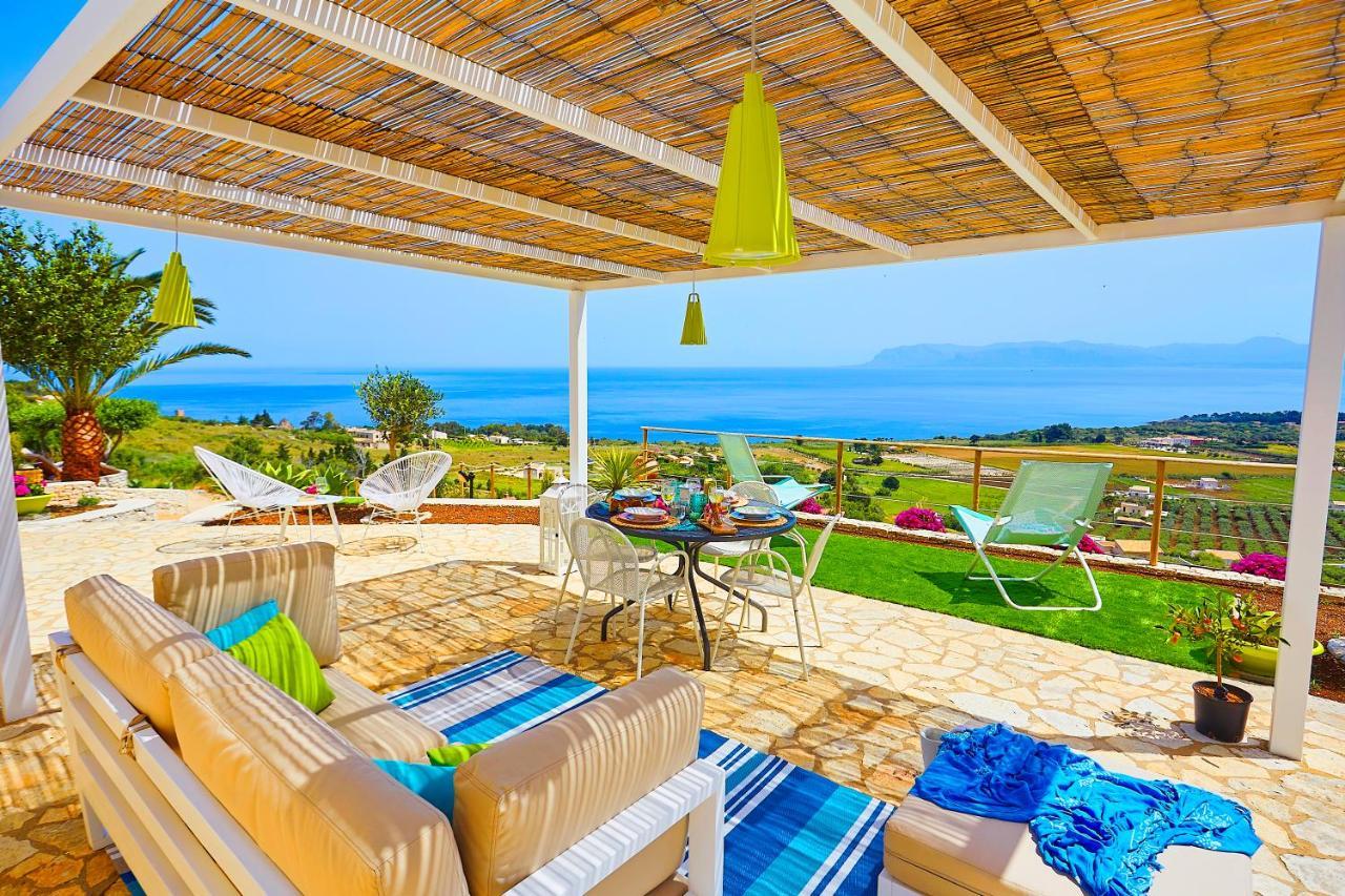 Villa Brezza Marina - Scopello-Villas المظهر الخارجي الصورة