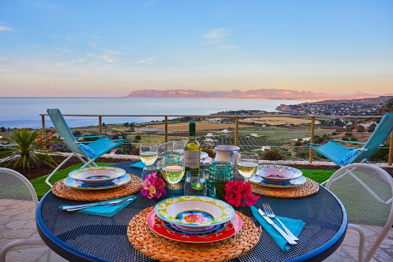 Villa Brezza Marina - Scopello-Villas المظهر الخارجي الصورة