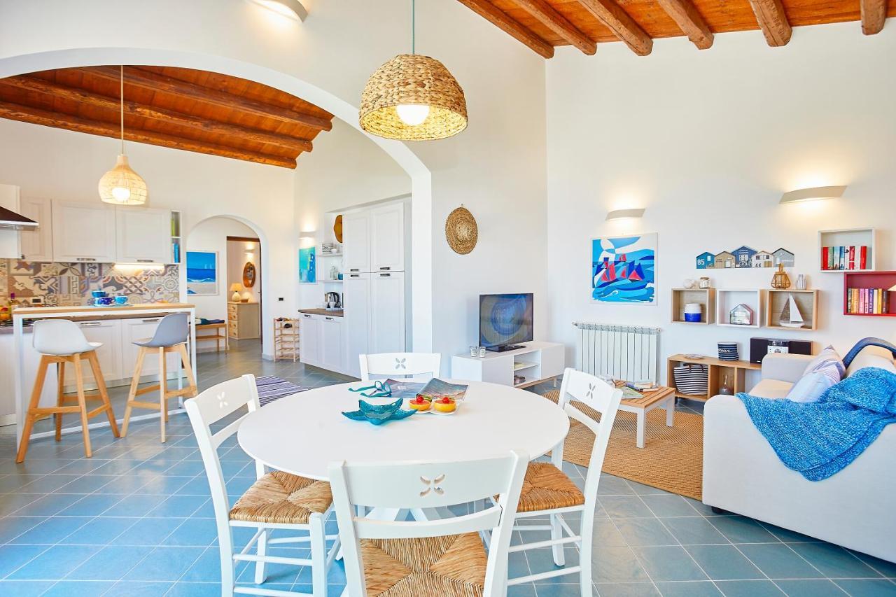 Villa Brezza Marina - Scopello-Villas المظهر الخارجي الصورة