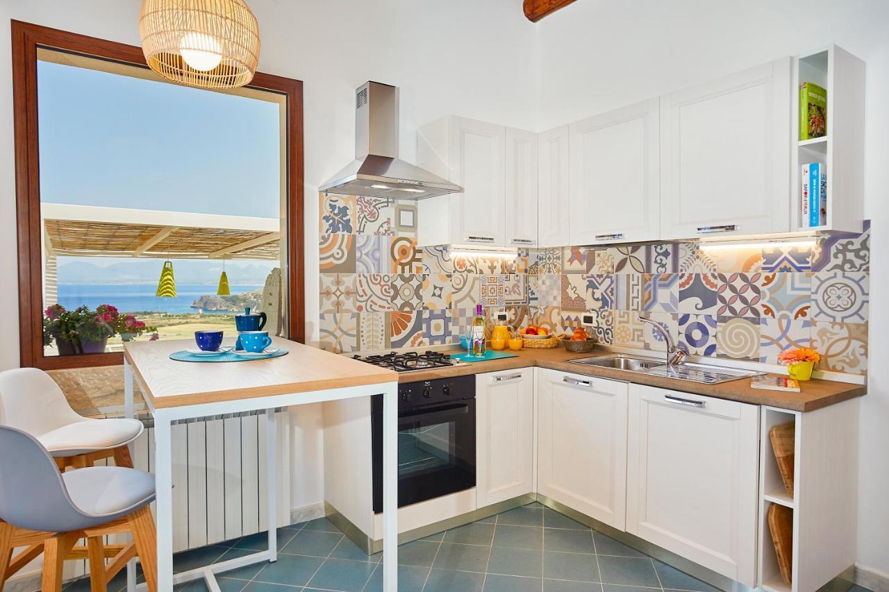 Villa Brezza Marina - Scopello-Villas المظهر الخارجي الصورة